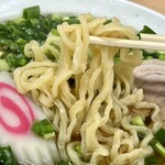 Ramen Tashichi - 青竹ふみふみの麺！この麺が佐野ラーメン