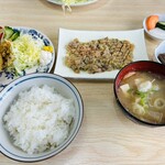 藤与し - なめろう定食＠1200円