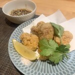天満天神飯店 - カスベのほっぺの唐揚げ