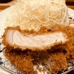 とんかつ 寿々木 - ロースかつ断面