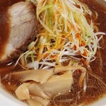 Ifuu - 旭川醤油ラーメン　白髪ネギトッピング