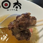 大泉ラーメン 日太 - トロパ(トロ排骨)、初めていただきましたが、最高のご馳走です。白飯(しろめし)で掻っ込みたいっす。