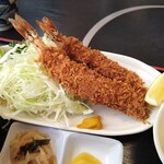 三心亭おいがた - ミニエビフライ定食　800円