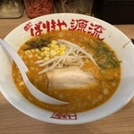 ばりきや源流 - 【2024.3.22(金)】辛みそとん（並盛・100g・硬さ普通）1,130円