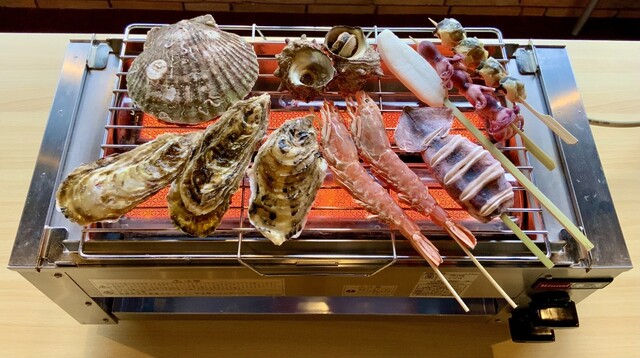 浜焼グリル離宮 松島海岸 | 新鮮海鮮を炭火焼きで