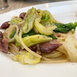 リトルネスト - ホタルイカと春キャベツのペペロンチーノ