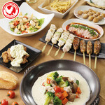 Toritetsu - 宴会：人気串3種と3種の選べる絶品鍋コース