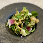 美膳茶寮 千 - セットのサラダ