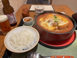 田むら銀かつ亭 - 豆腐カツ煮定食