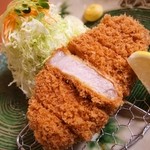 とん兵衛 - 黒豚ロースかつ定食
