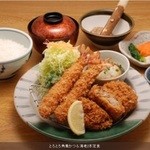 とん兵衛 - とろとろ角煮かつ海老２本定食