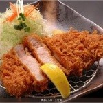 とん兵衛 - 黒豚ロースかつ定食
