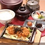 とん兵衛 - 地鶏のチキンかつ定食