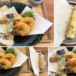 蕎麦や 石はら - 天ぷら盛り合わせ選択,お昼の蕎麦膳2,480円,蕎麦や石はら(安城市)TMGP撮影,