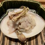 日本料理FUJI - 蛤の飯蒸し・蕗の薹の葉っぱのせ