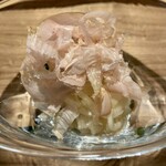 日本料理FUJI - (箸休め)春菊と菜花のお浸し・新玉ねぎの酢漬け
