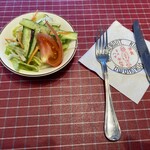洋食 キムラ - 先にサラダ