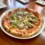 OMACHI Pizza - 志度産牡蠣と九条葱のマリナーラ