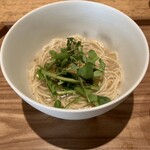 日本料理FUJI - 魚介出汁ラーメン・クレソンのせ