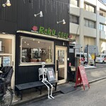 Roku cafe - がいこつが目印。