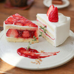 ミネロワ - ２０２４年３月再訪：古都華のフレジェ ＆ 奈良県産 古都華のショートケーキ☆