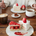 ミネロワ - ２０２４年３月再訪：古都華のフレジェ ＆ 奈良県産 古都華のショートケーキ☆