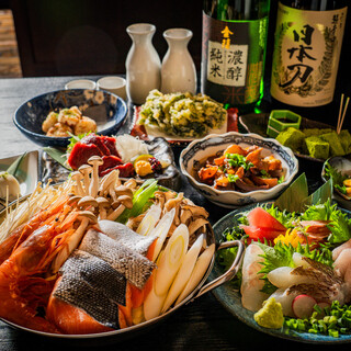 [提供多种宴会套餐] 享受信州和长野的特色菜肴。