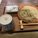 竹ノ下そば - 打ちたて（わさび、大根おろし、藻塩）　1,200円