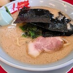 山岡家 - 醤油ラーメン690円＋麺中盛130円ネギ抜き