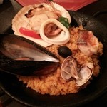 オルケスタ - 魚介類のパエリア
