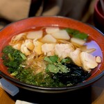 Kokoroya - 国産蒸し鶏とふろふき大根うどん