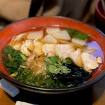 こころや - 国産蒸し鶏とふろふき大根うどん