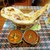 アジアンキッチン カリカ - 料理写真:Cセット/野菜チキン(日替り)とマトンカレー ¥1,000