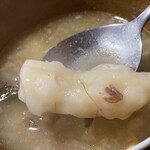 松よし - トック入りテールスープ(持ち上げ撮影)