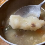 松よし - トック入りテールスープ(持ち上げ撮影)