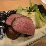 柚木元 - 鹿のもも肉のロースト