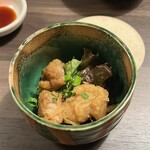 Sumishubou Kiraku - つきだしは、鶏の甘酢和え