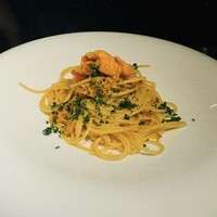 北海道産「生ウニ」のペペロンチーノ　スパゲティ