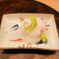 東山 緒方 - はりいか（コウイカ）、淡路のひらめお造り