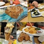 酒や はないち - 厚揚げ￥399/大和芋と豆腐の磯辺揚げ￥273/チョコレートパフェ￥480(外税)/ポテトフライ￥399/豆腐たこ焼き風￥368