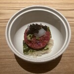 京都肉割烹 みや田 - お肉と剣先烏賊の小丼