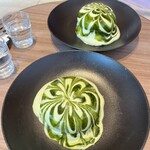 イシヤ 日本橋 - イシヤパンケーキ宇治抹茶とあんバター¥1,600