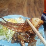 ナカガワ☆スエ食堂 - いか下足生姜焼