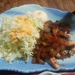 ナカガワ☆スエ食堂 - するめいか下足の生姜焼