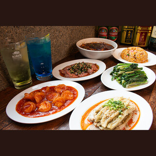 旨みが爆発◎名物の広東風麻婆豆腐つきおまかせコース