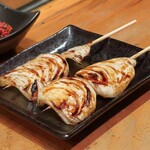 やきとり 正や - 新玉ネギ串