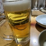 大衆ジンギスカン ひつじ小屋 - 生ビール