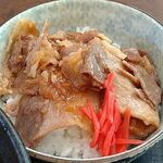 麺や　椿 - ミニ生姜焼き丼