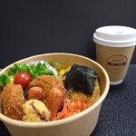 ありがた家 - プラス100円でドリンクも付けられます。