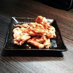 楽鳥 - せせりガーリック。最強！